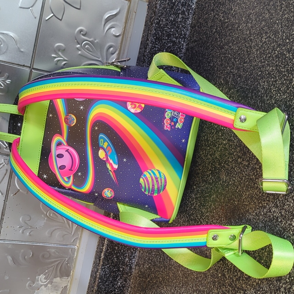 Lisa Frank Alien Loungefly Bag Zoomer And Zorbit - Picture 3 of 11